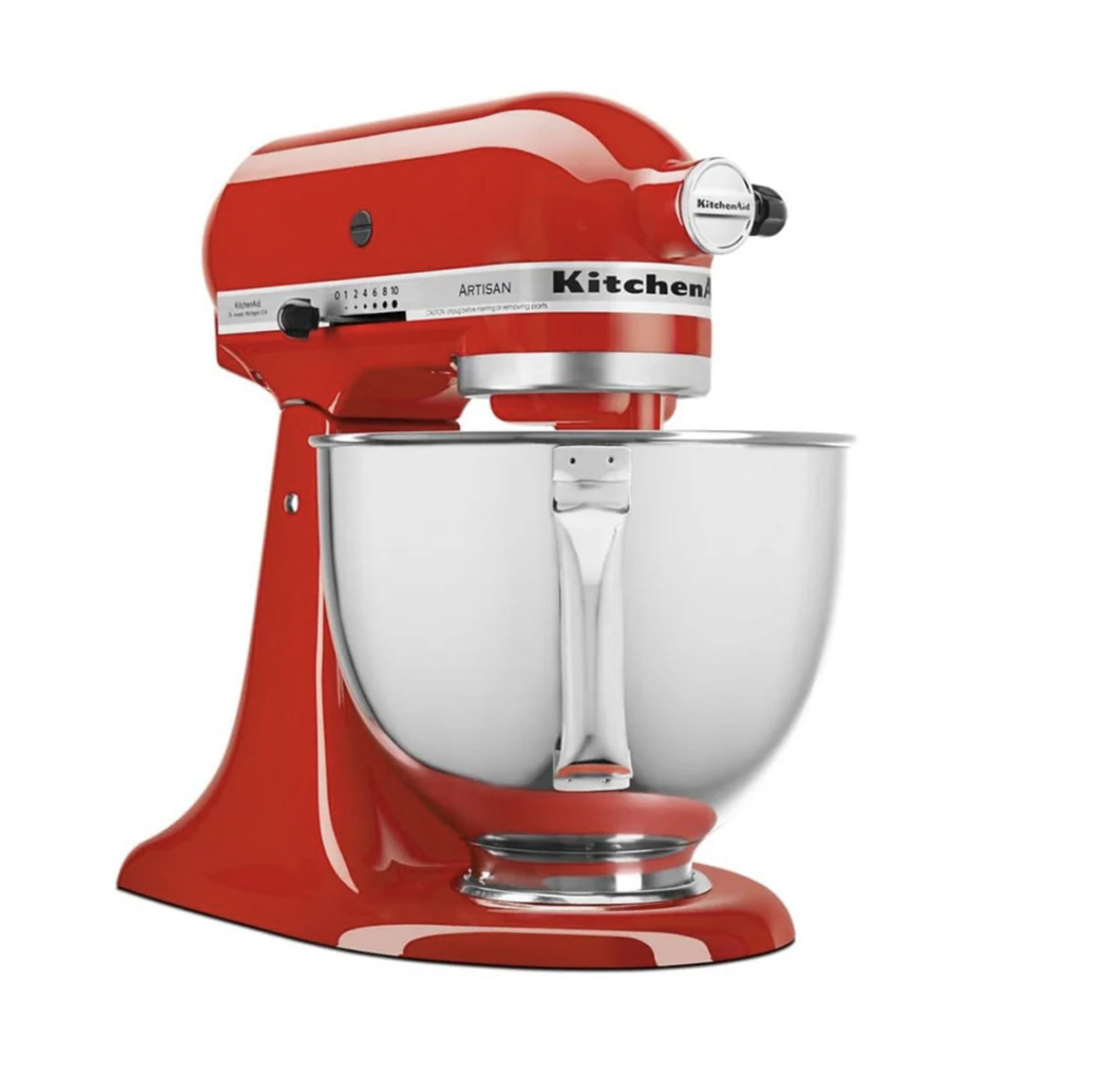 4.8 L Classic Tilt-Head Artisan Stand Mixer – Hot Sauce